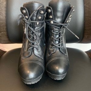 Charlotte Russe Platform Lace up heels